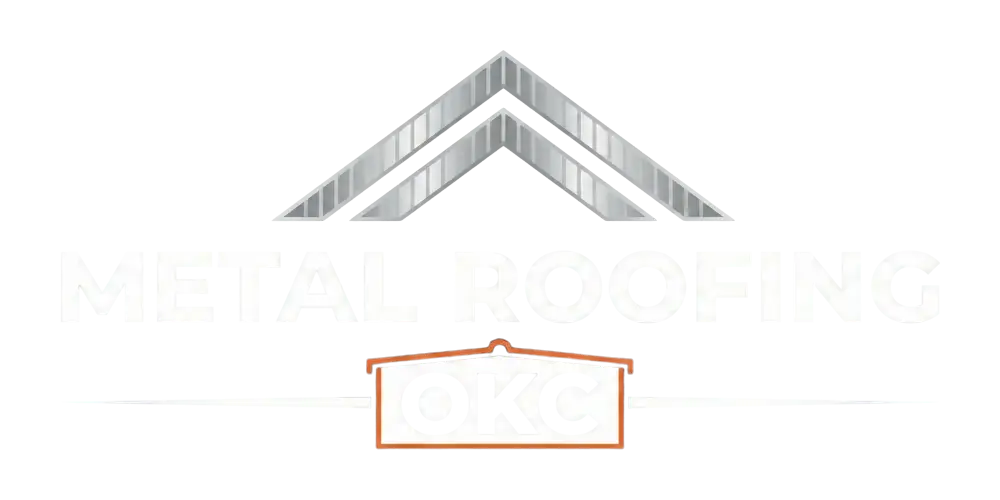 Metal Roofing OKC White Logo