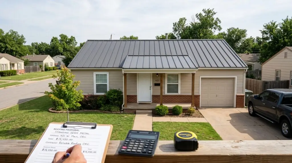 Metal Roof Cost in Oklahoma City