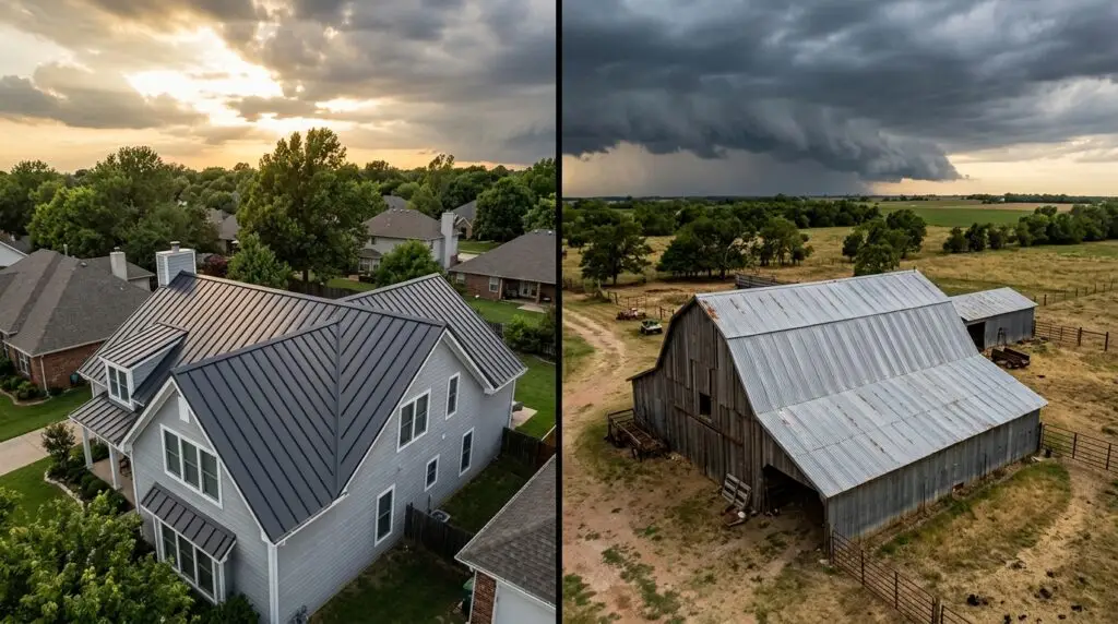 Standing Seam vs Corrugated Metal Roofing